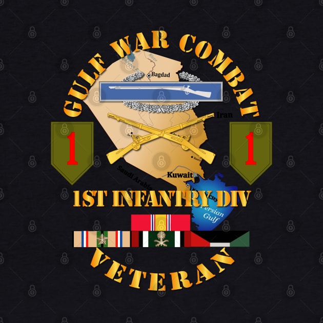 Gulf War Combat Infantry Vet w 1st ID SSI by twix123844